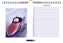 Voorbeeld liggende fotokalender Jubelkalender Voorbeeld liggende fotokalender Jubelkalender